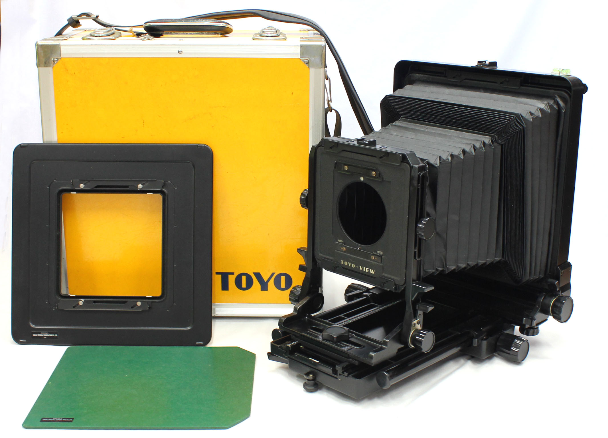 Japan Used Camera Shop | Toyo Field 810M II 8x10 Large Format Camera with Linhof Board Adapter in Toyo Case from Japan
