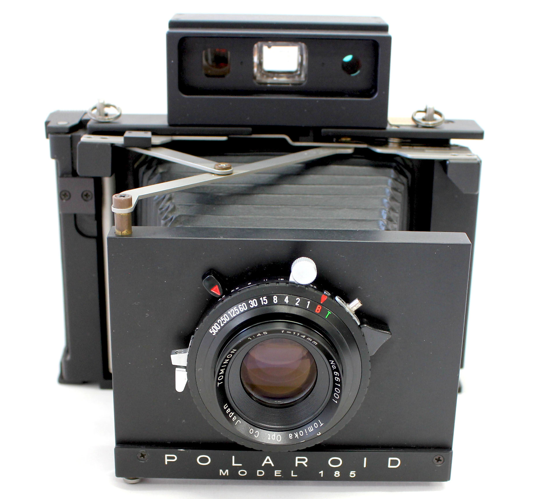  Polaroid Land Camera Model 185 Millennium (2000) Japan Limited Model w/ Tominon 114mm F/4.5 Photo 3
