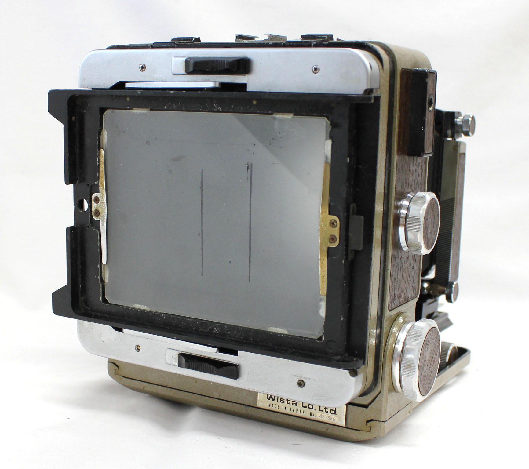 Wista 45 45D 4x5 Large Format Camera with Horseman 10EXP/120 6x7 Roll Film  Back Holder & Toyo 4x5 Cut Film Holder from Japan (C2209) | Big Fish J- Camera (Big Fish J-Shop)