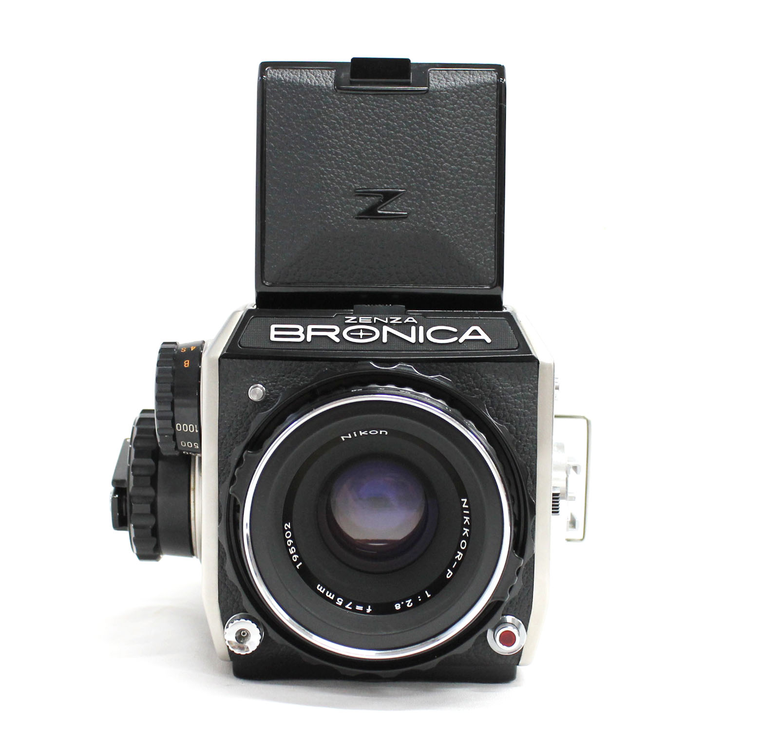  Zenza Bronica EC 6x6 Medium Format Camera w/ Nikkor-P 75mm F/2.8 Lens from Japan Photo 4