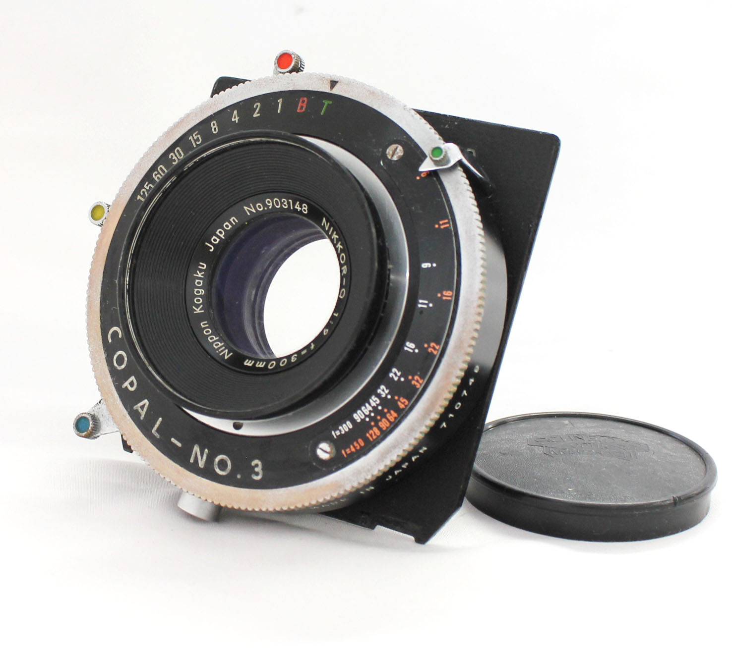 Fujinon Nikon Nikkor-q 300mm F/9 Lentille Copal No.3 Obturateur Linhof Board De Japon 