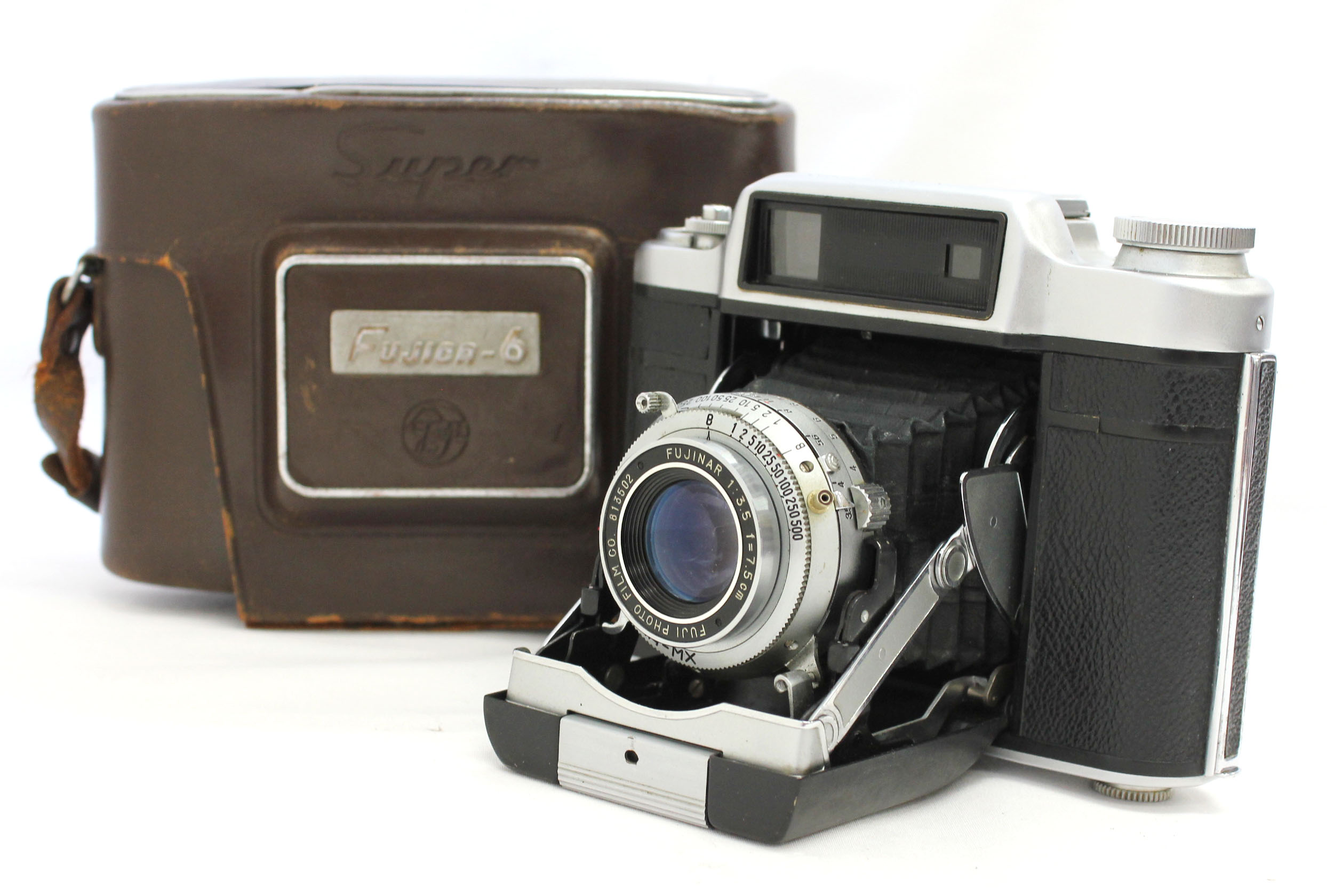 Japan Used Camera Shop | Fuji Super Fujica-6 Six 6x6 Medium Format Film Camera with Fujinar 75mm F/3.5 from Japan