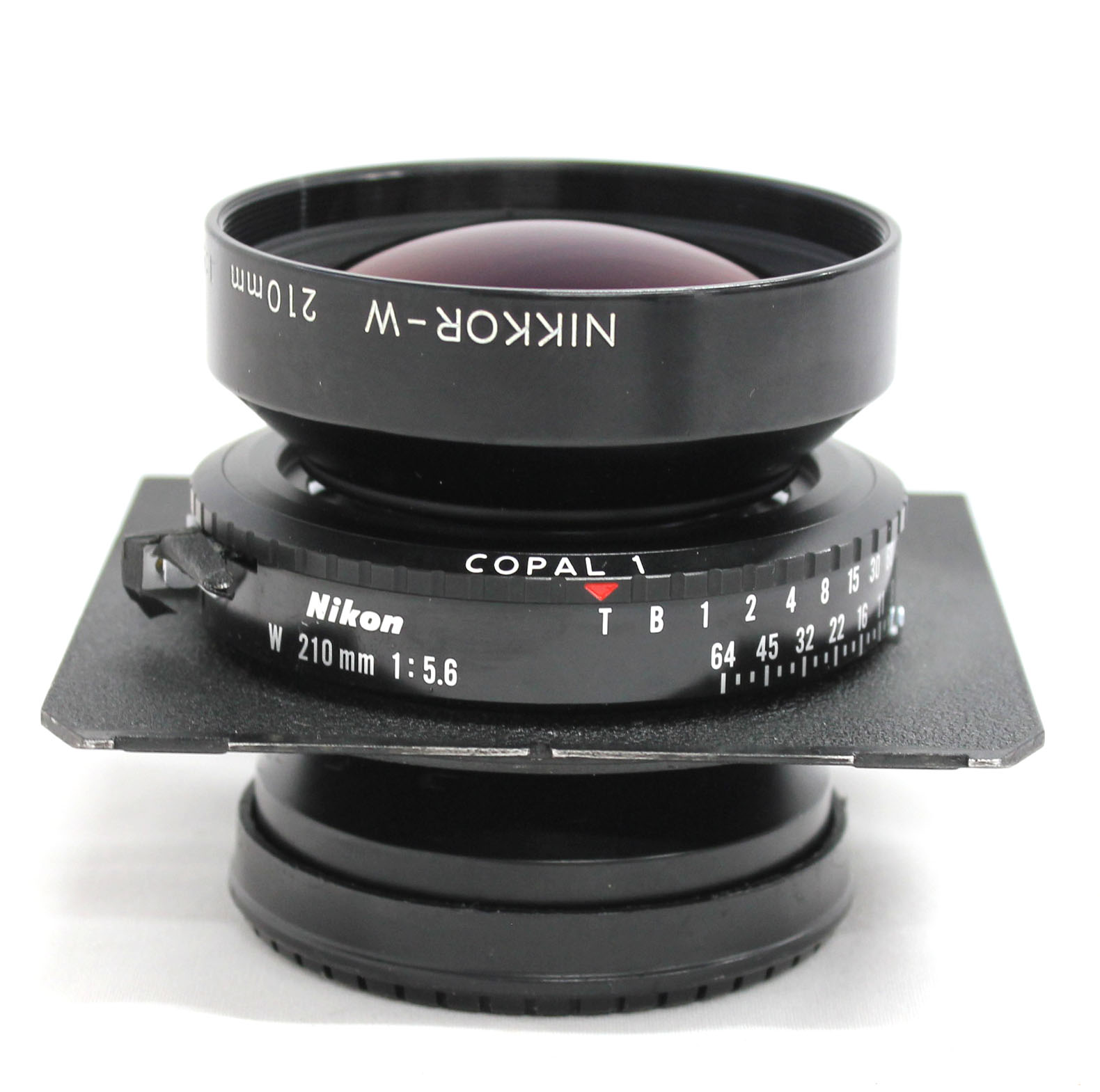 Nikon Nikkor W 210mm F/5.6 4x5 Large Format Lens with Copal 1 Shutter Linhof Board from Japan Photo 5