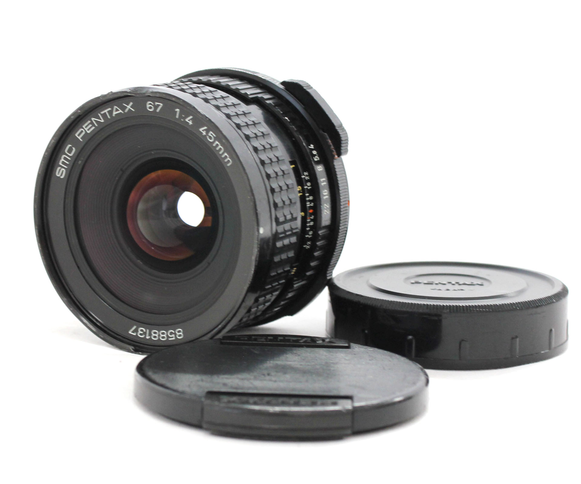 Japan Used Camera Shop | SMC Pentax 67 45mm F/4 for Pentax 67 67II Wide Angle MF Lens from Japan
