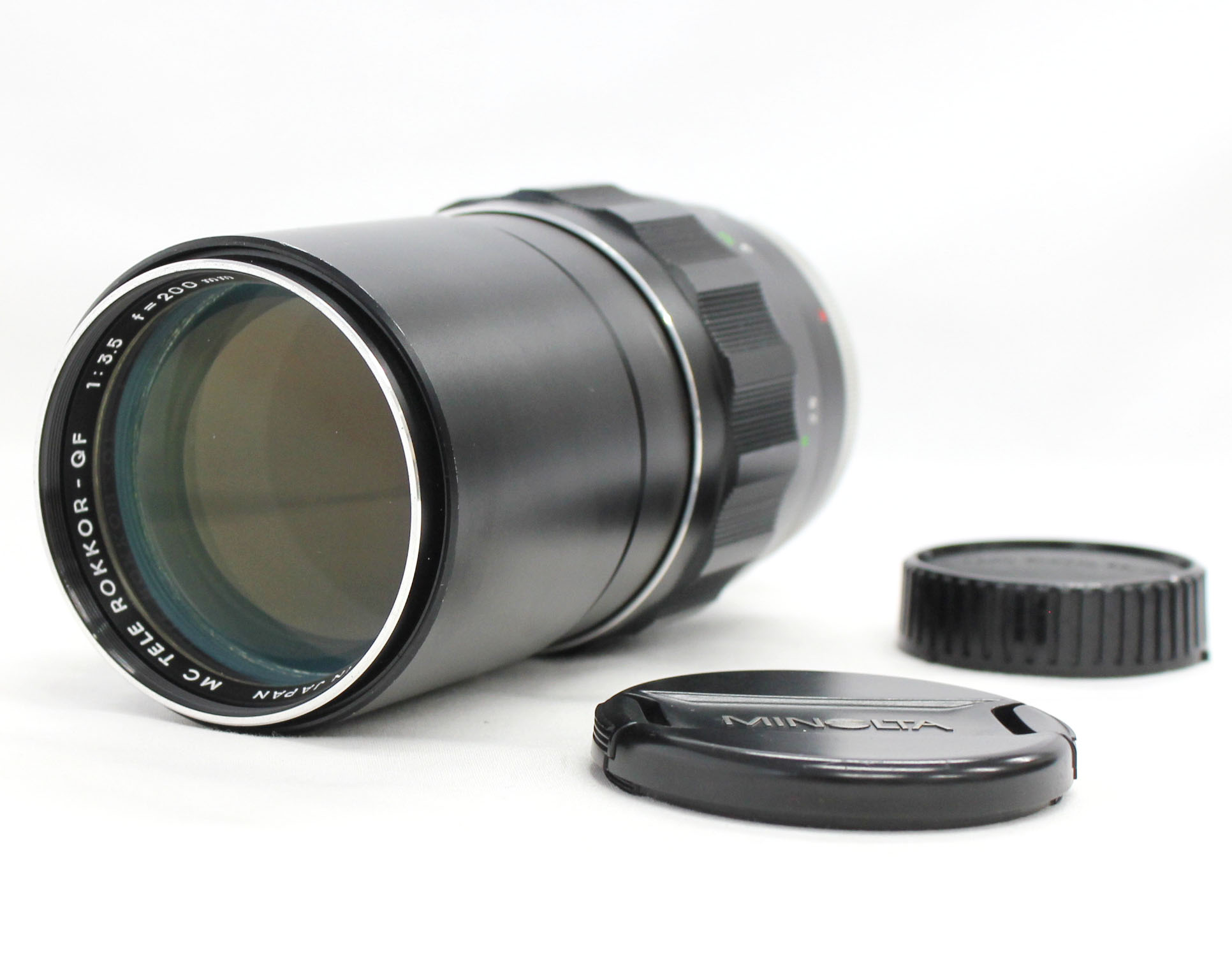 Japan Used Camera Shop | [Excellent+++++] Minolta MC Tele Rokkor-QF 200mm F/3.5 SR MC MD Mount MF Lens from Japan