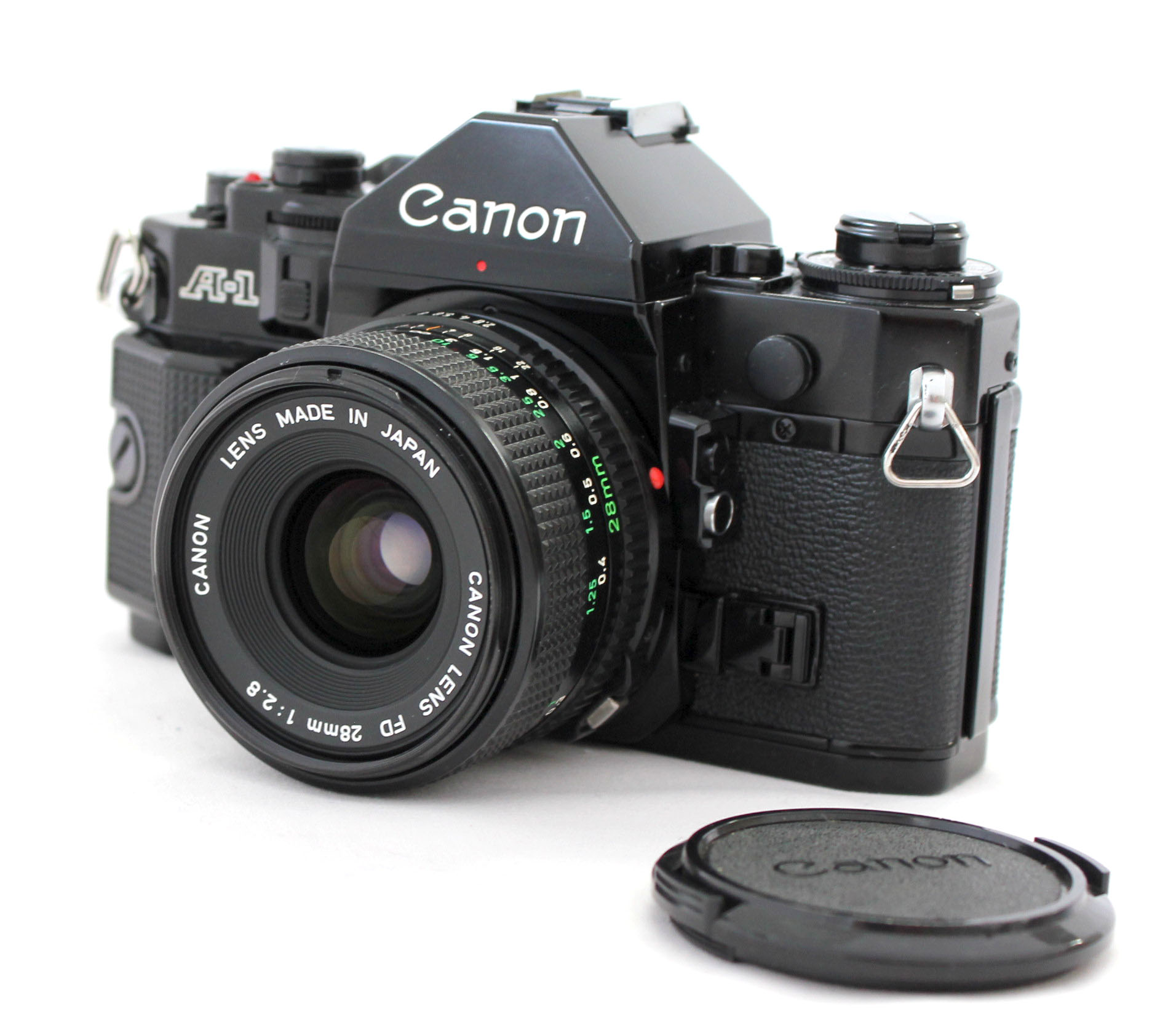 Japan Used Camera Shop | Canon A-1 35mm SLR Film Camera with New FD 28mm F/2.8 Lens from Japan