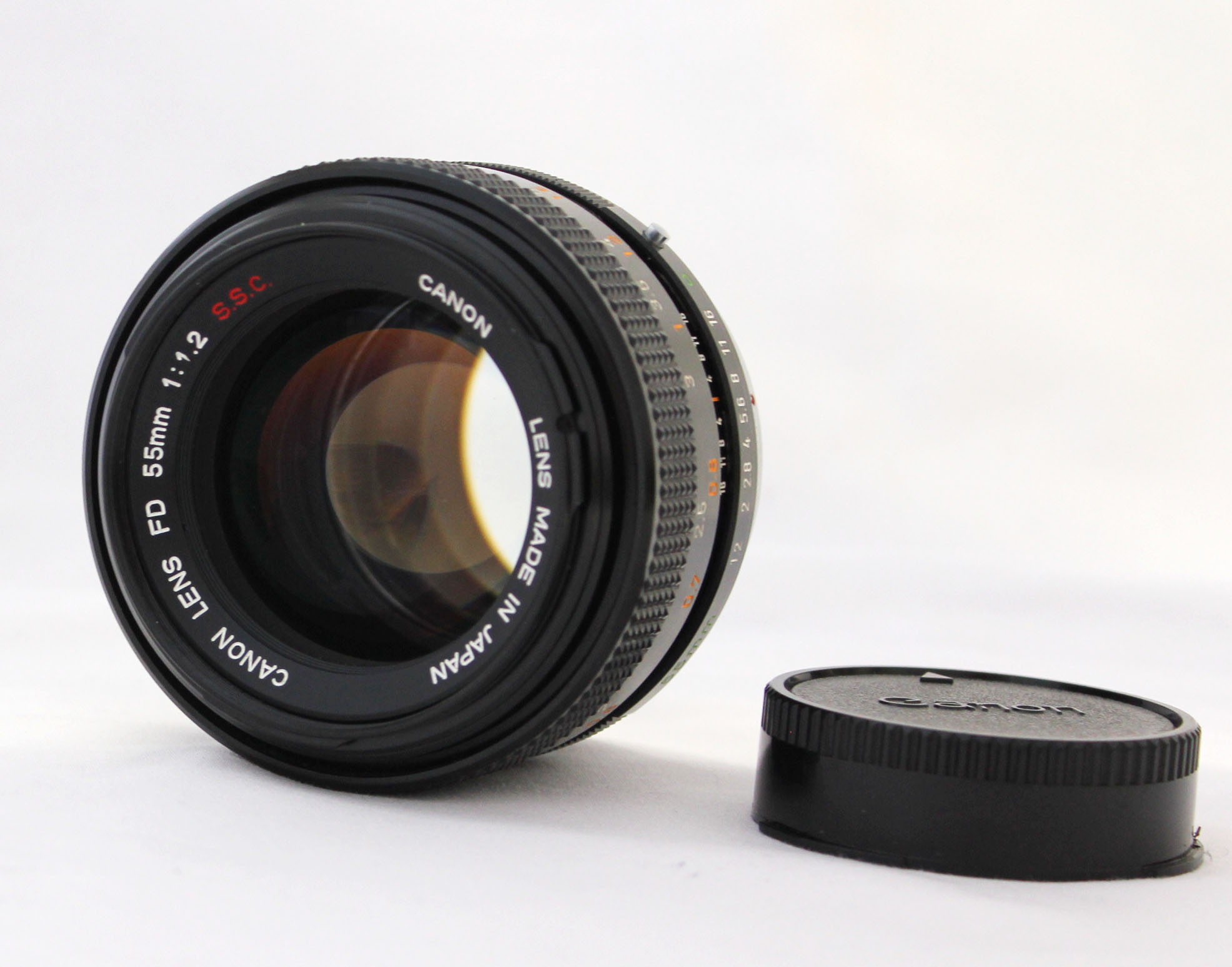 Japan Used Camera Shop | Canon FD 55mm F/1.2 S.S.C. SSC Rare "O" MF Prime Lens from Japan