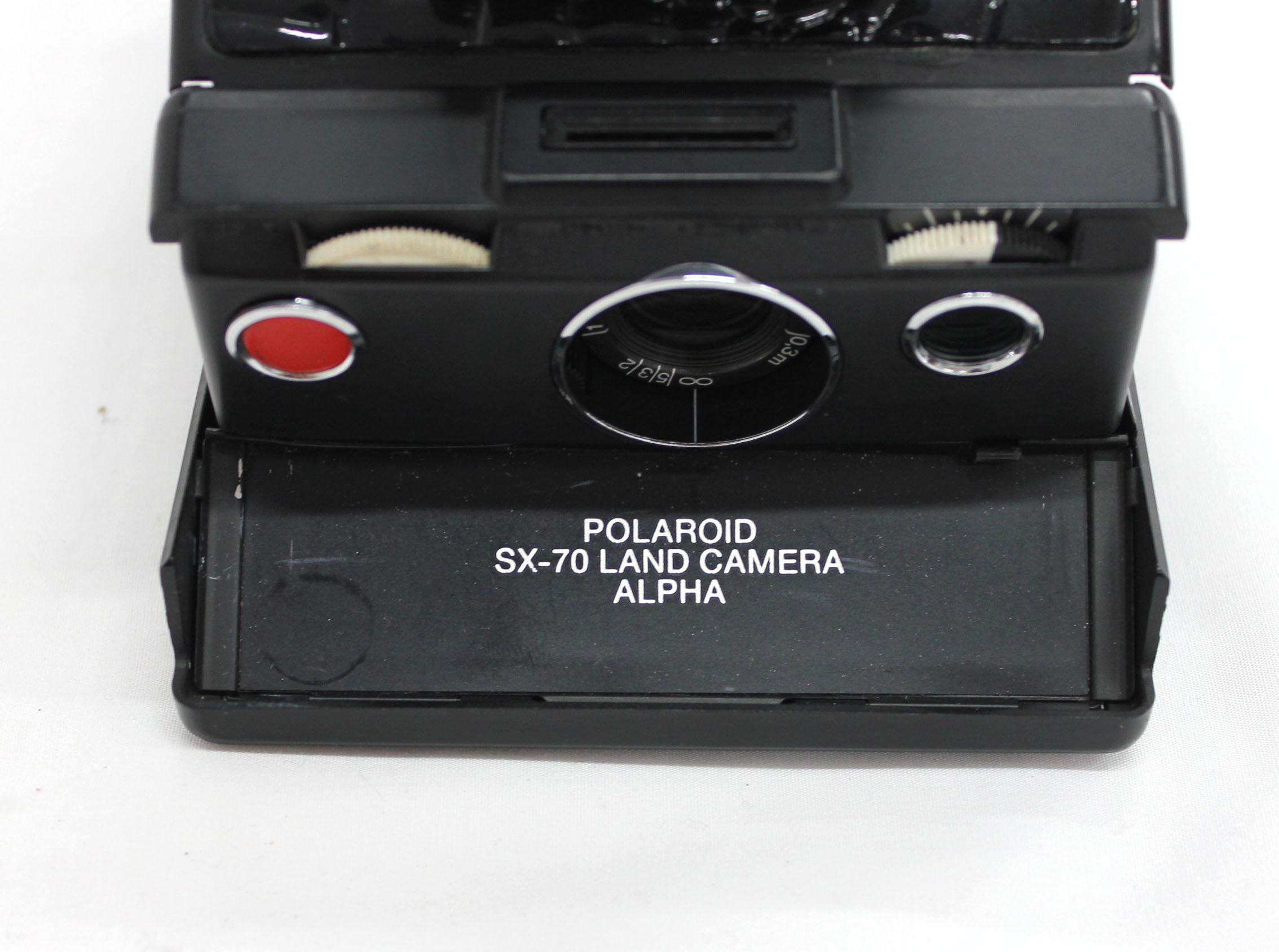 Vintage Polaroid SX-70 Land Camera Alpha  Custom Black Crocodile Skin from Japan Photo 1