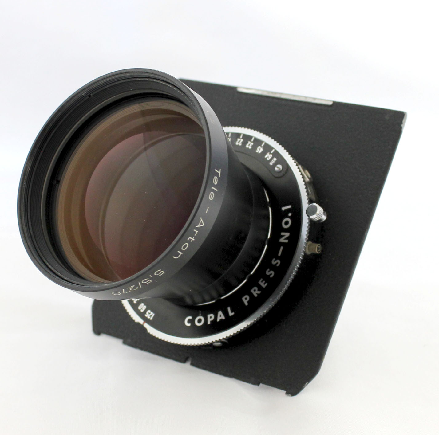 Japan Used Camera Shop | [Near Mint] Schneider Kreuznach Tele-Arton 270mm F/5.5 Multicoating MC Lens Copal Press No.0 Shutter from Japan