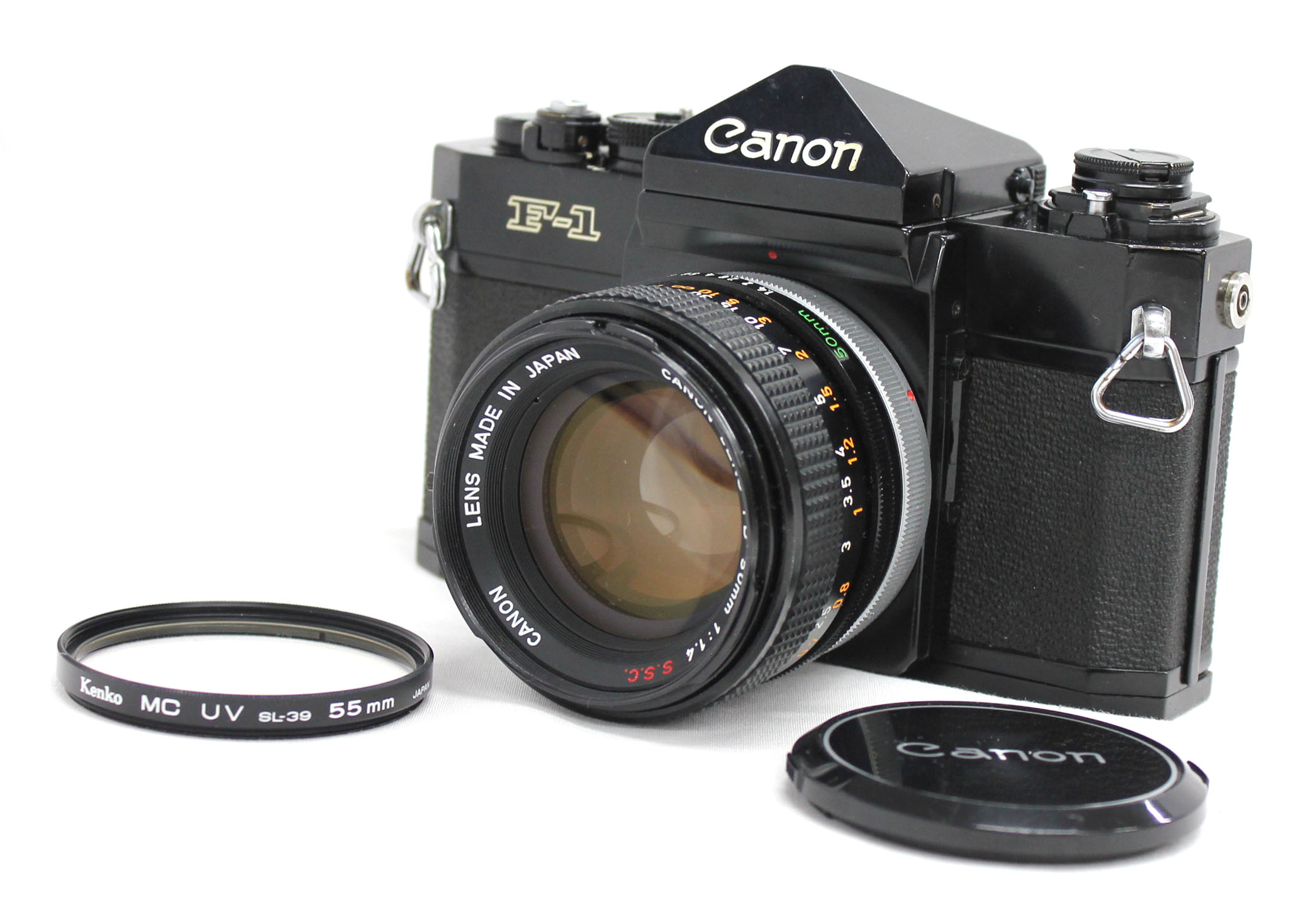 Japan Used Camera Shop | [Exc++++] Canon F-1 35mm SLR Film Camera with FD 50mm F/1.4 S.S.C. Lens from Japan