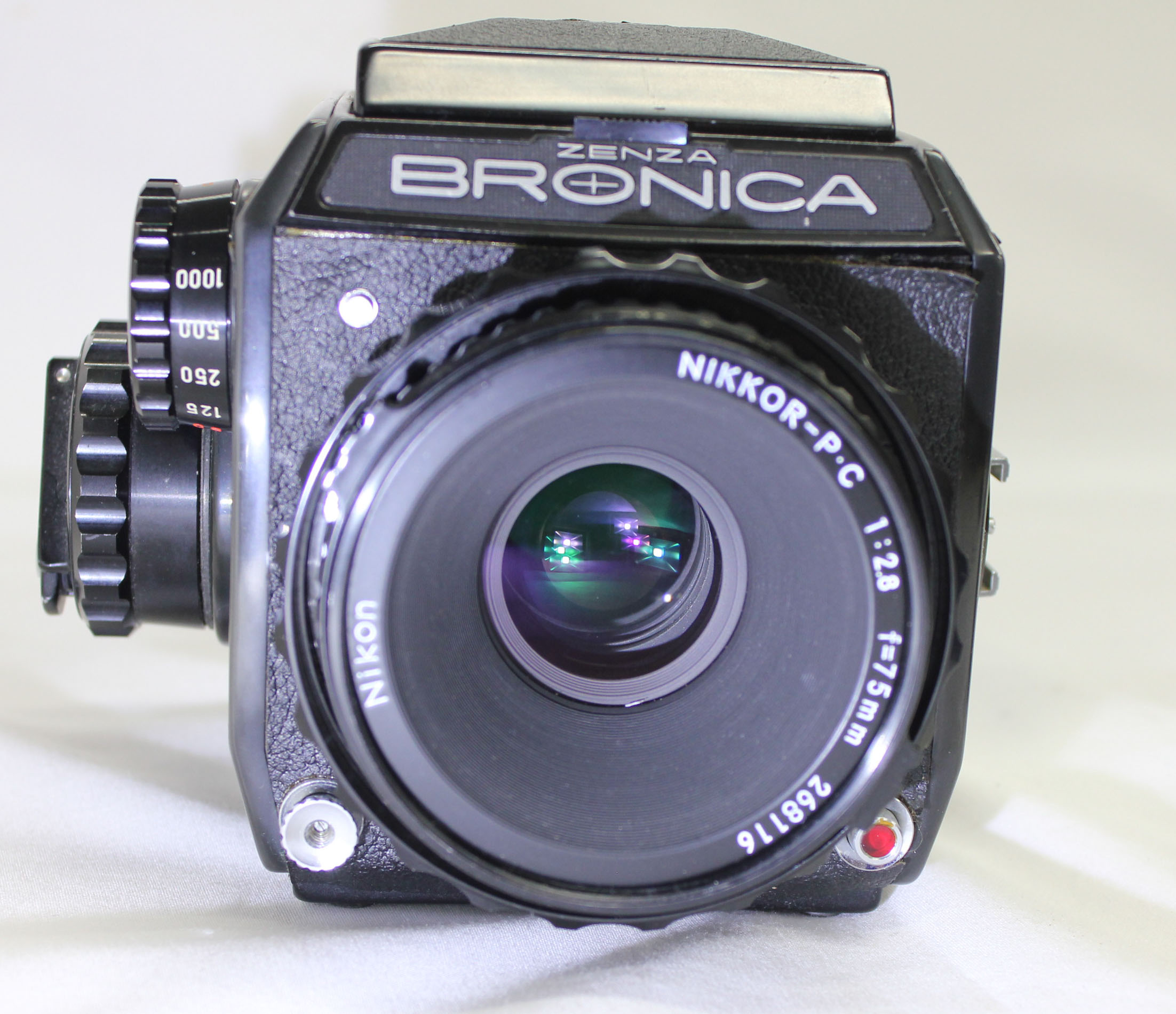  Zenza Bronica EC 6x6 Medium Format Camera w/ Nikkor-P.C 75mm F/2.8 Lens from Japan Photo 8