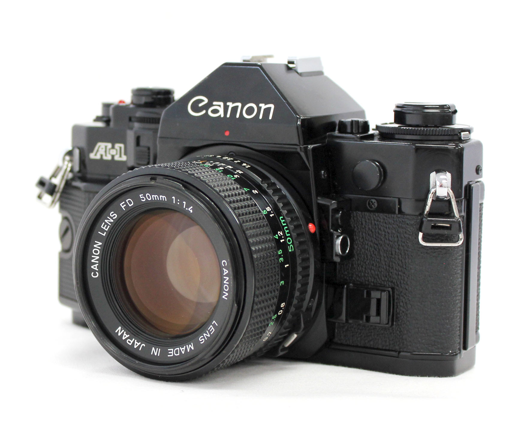  Canon A-1 35mm SLR Film Camera + New FD NFD 50mm F/1.4 Lens from Japan Photo 0