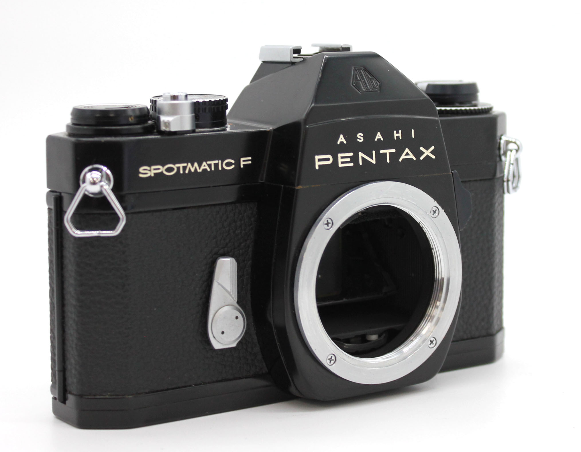 Asahi Pentax Spotmatic F SPF 35mm SLR Camera Black w/ SMC Super-Multi-Coated Takumar 55mm F/1.8 Lens from Japan Photo 2