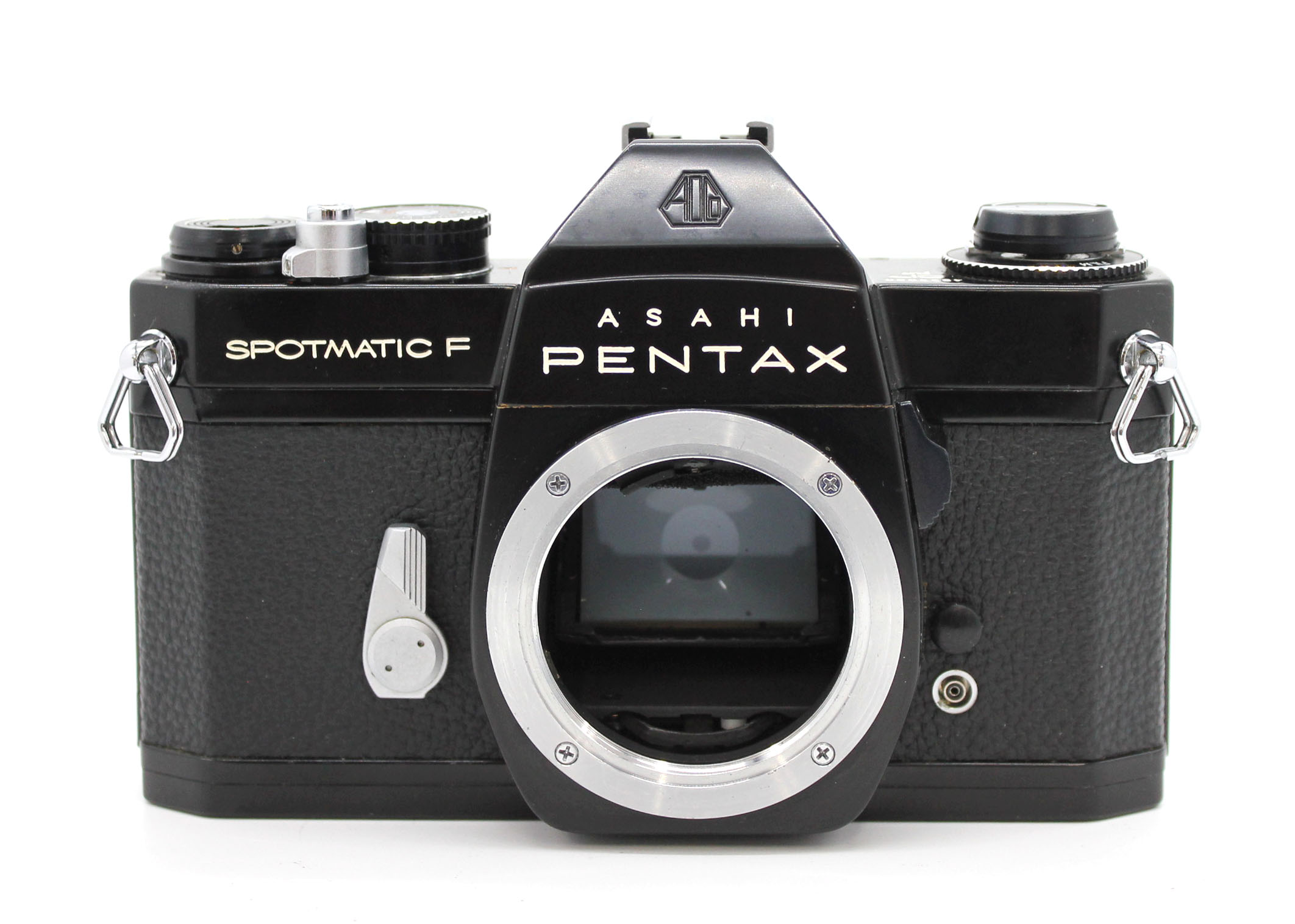 Asahi Pentax Spotmatic F SPF 35mm SLR Camera Black w/ SMC Super-Multi-Coated Takumar 55mm F/1.8 Lens from Japan Photo 3