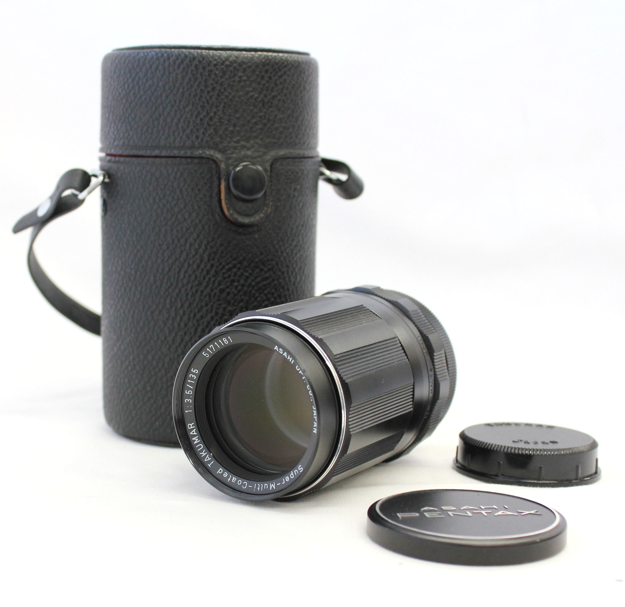 [Near Mint] Asahi Pentax Super-Multi-Coated Takumar 135mm F/3.5 M42 Lens with Case from Japan