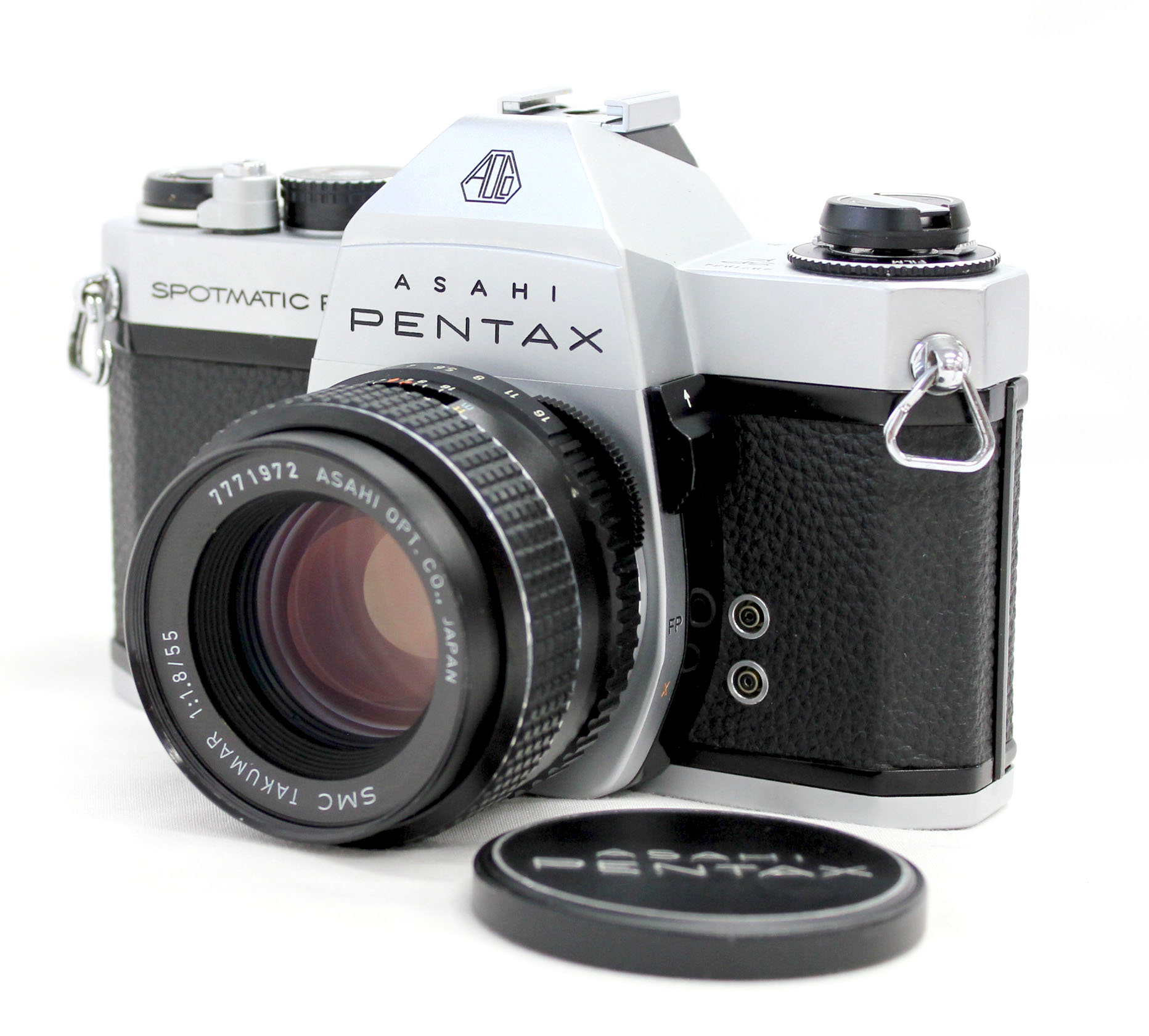 Asahi Pentax Spotmatic F SPF 35mm SLR Camera w/ SMC Takumar 55mm F/1.8 Lens from Japan Photo 0
