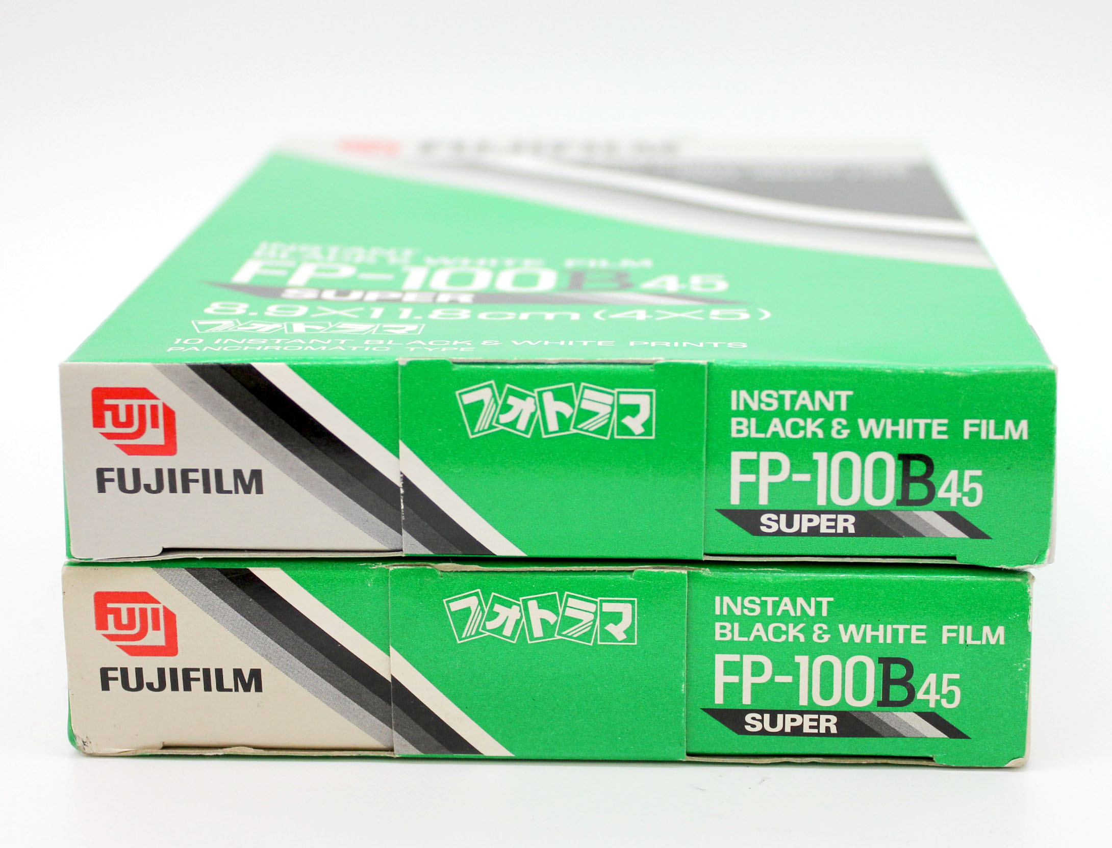  Fuji Fujifilm FP-100B45 4x5 8.9x11.8cm Instant Black & White Film Set of 2 (Expired) Photo 4