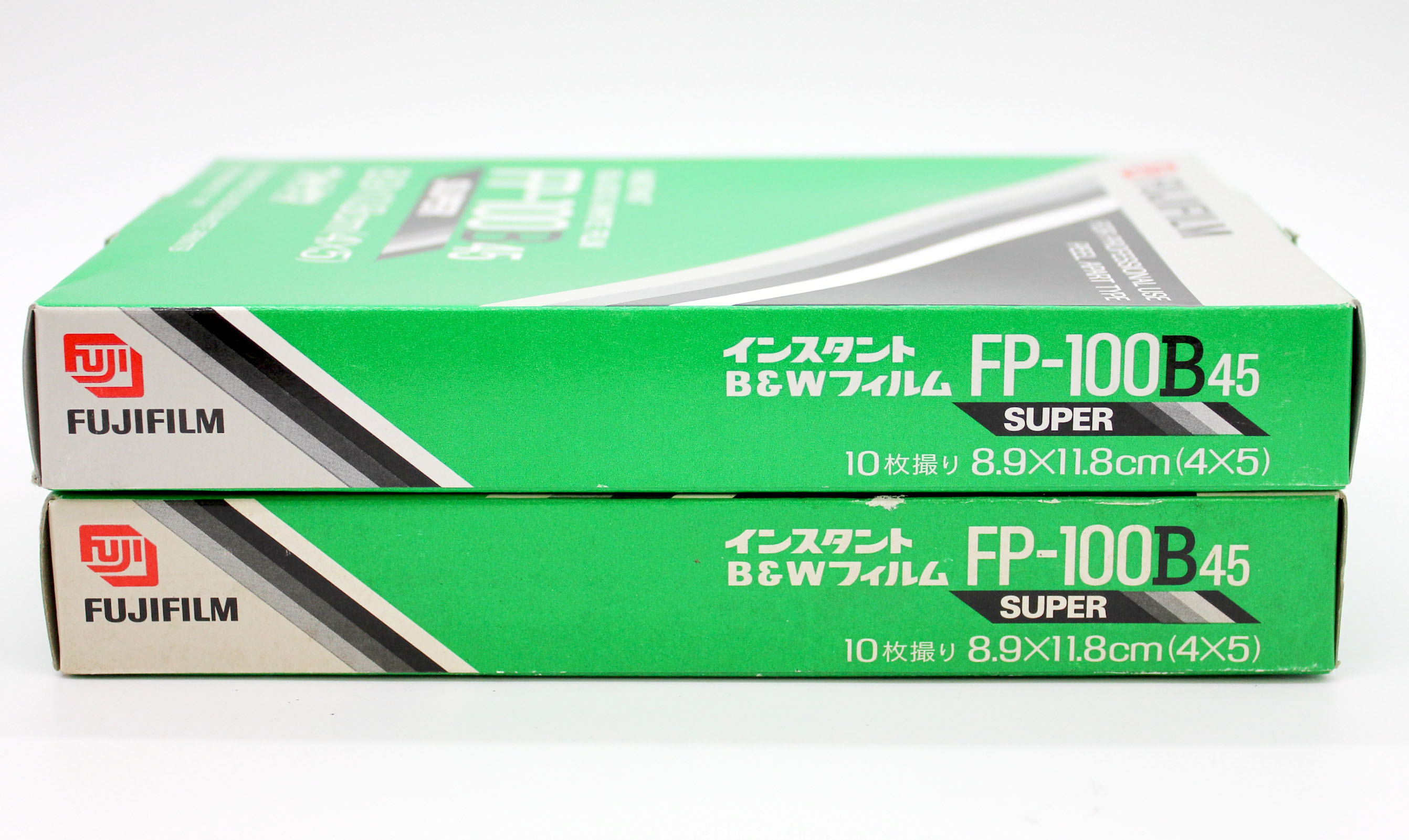 Fuji Fujifilm FP-100B45 4x5 8.9x11.8cm Instant Black & White Film Set of 2 (Expired) Photo 5