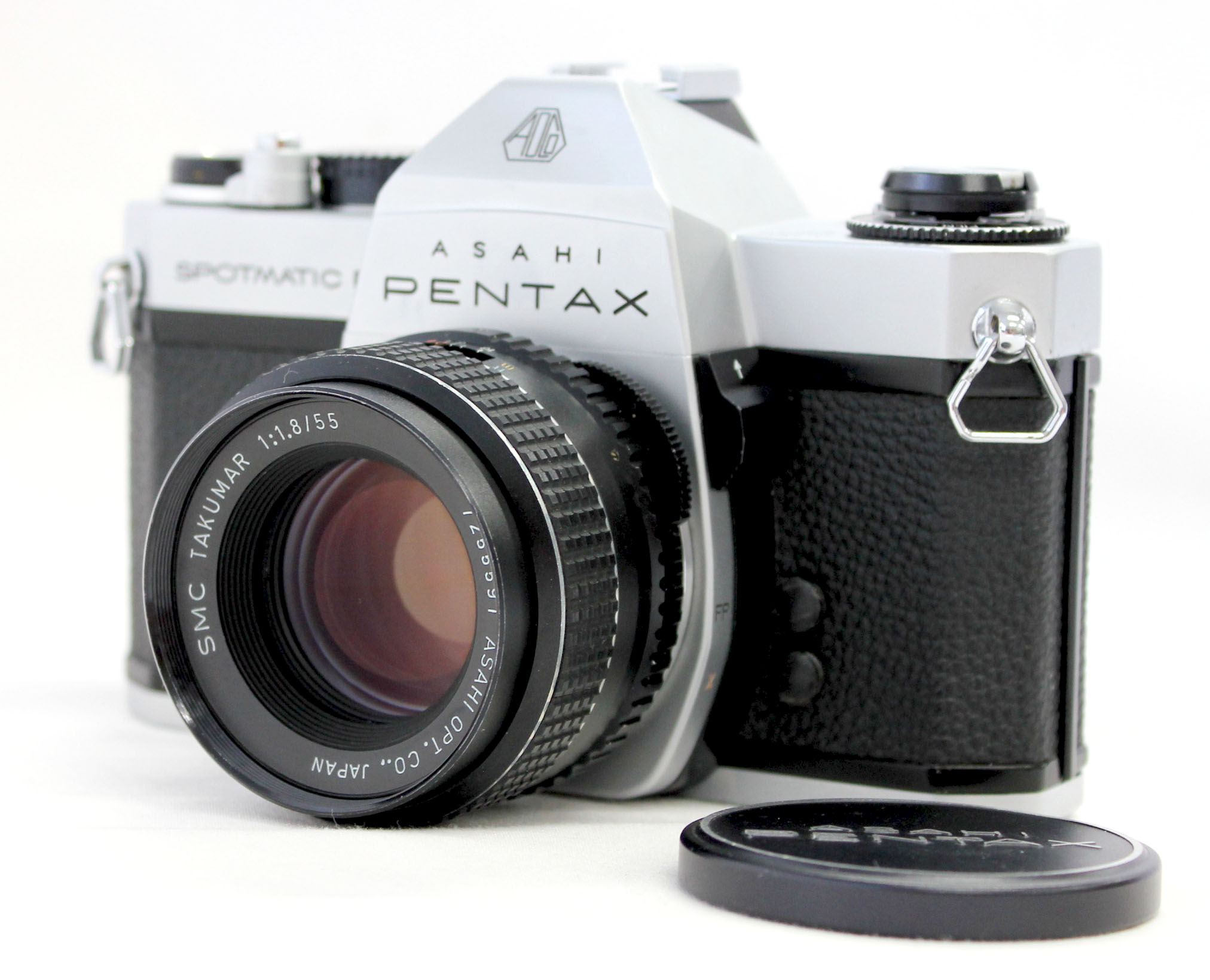 Asahi Pentax Spotmatic F SPF 35mm SLR Camera w/ SMC Takumar 55mm F/1.8 Lens from Japan Photo 0