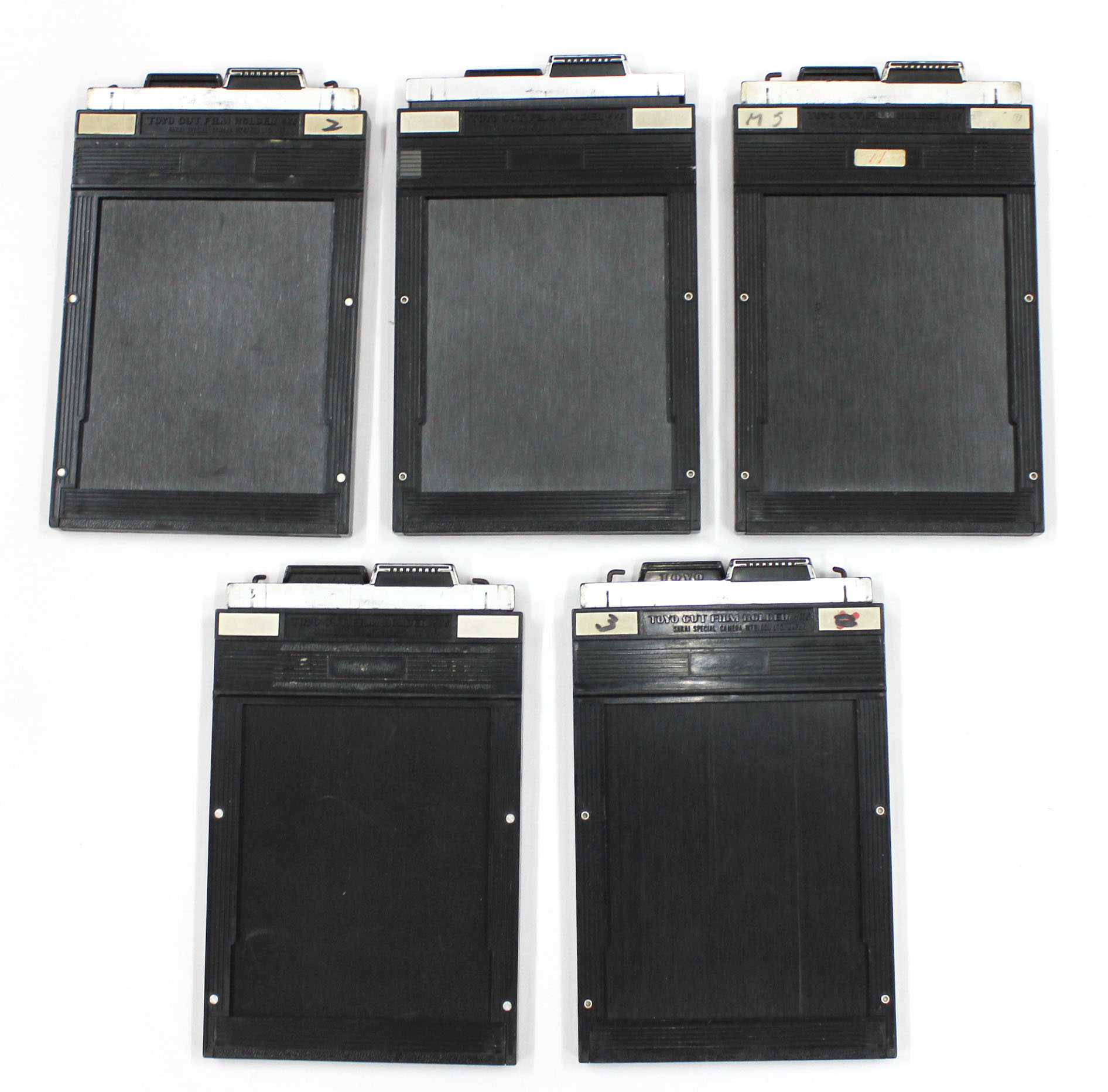Japan Used Camera Shop | Toyo 4x5 Cut Film Holder Lot of 5 from Japan