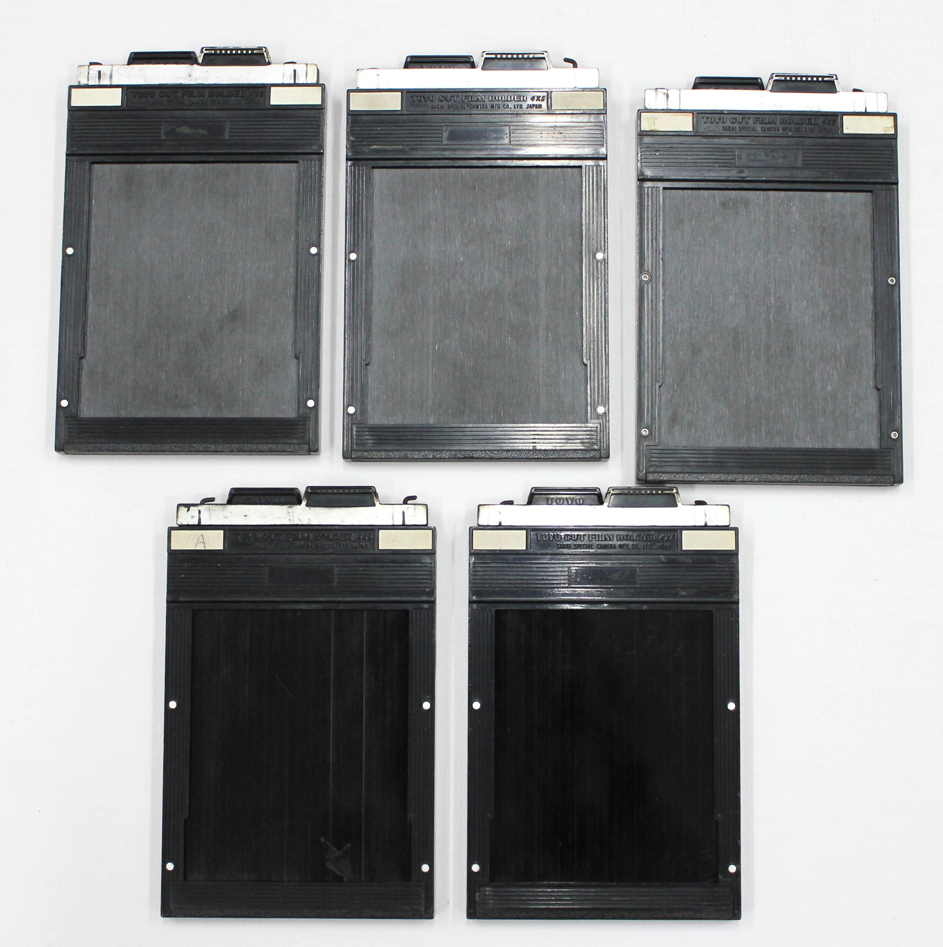 Japan Used Camera Shop | Toyo 4x5 Cut Film Holder Lot of 5 from Japan