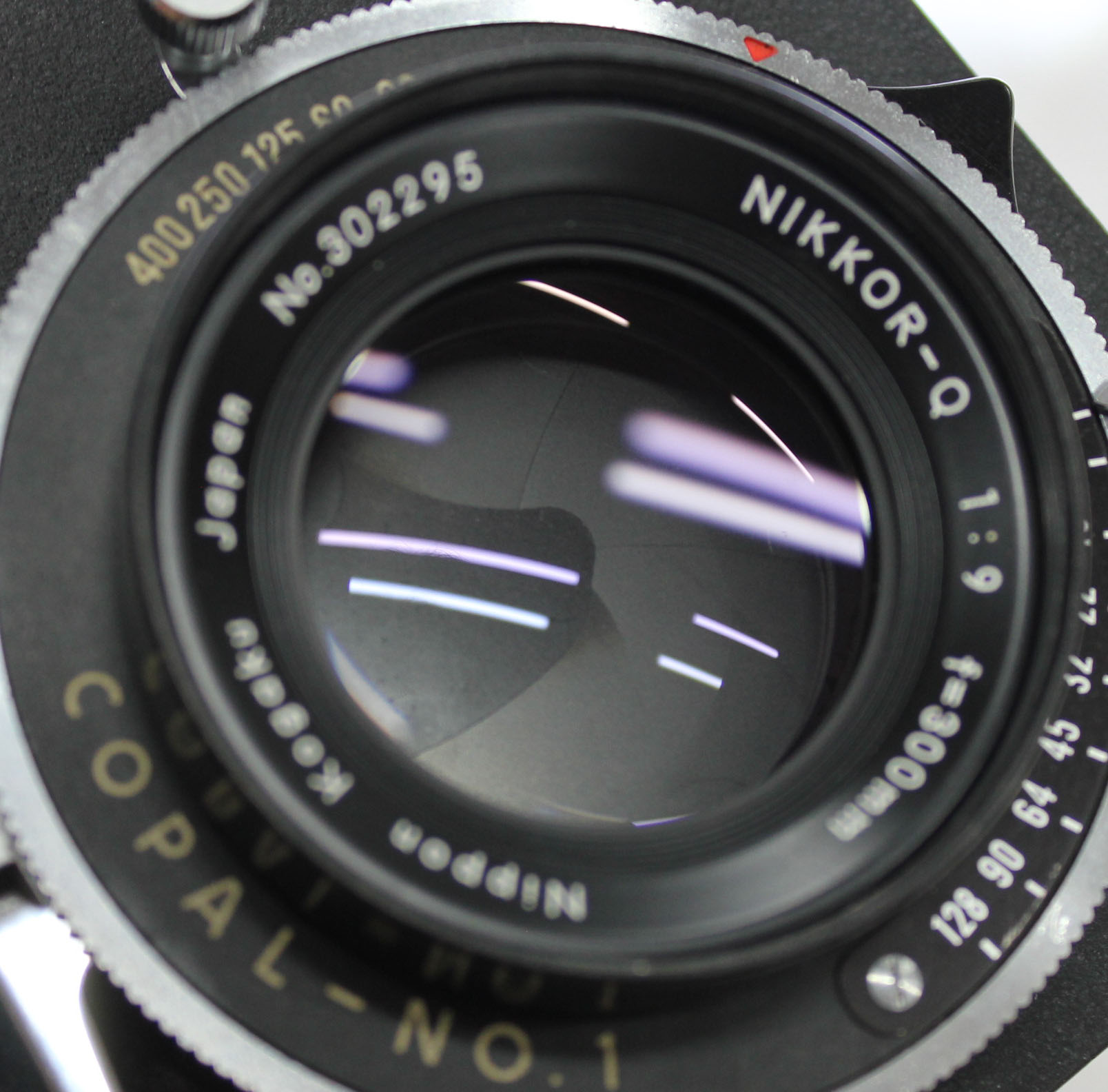 Nikon Nippon Kogaku Nikkor-Q 300mm F/9 4x5 8x10 Lens Copal No.1 Shutter from Japan Photo 7