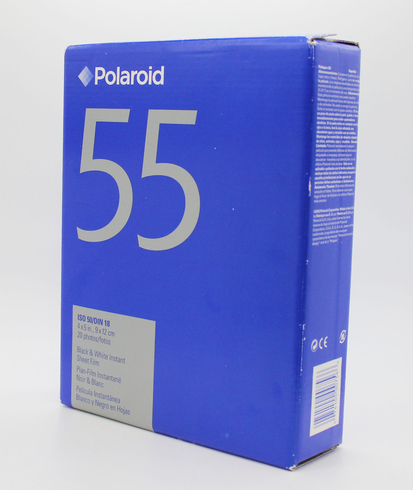  Polaroid 55 4x5in. 9x12cm B&W Black & White Instant Sheet Film 20photos Expired 11/06 from Japan Photo 0
