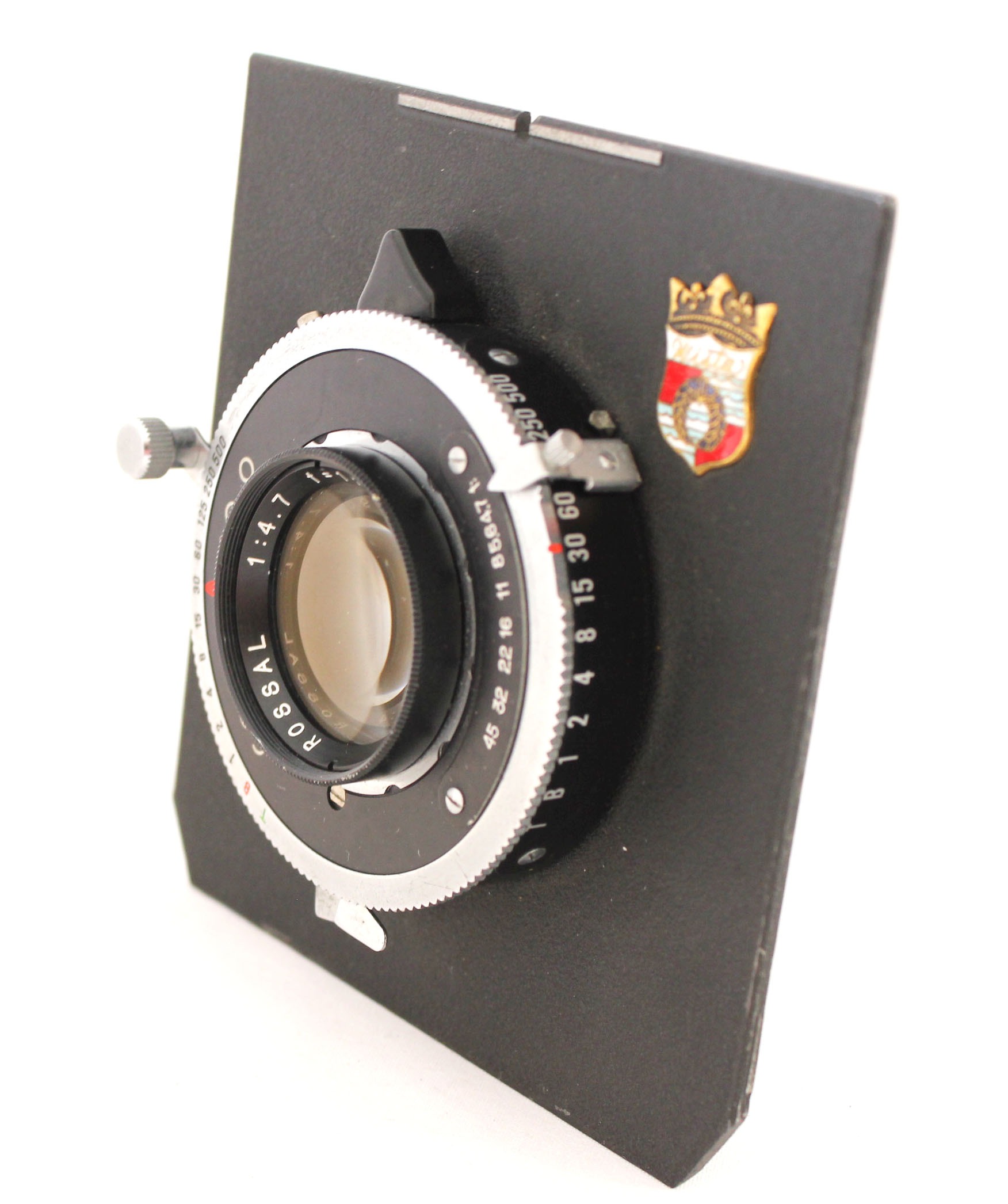  ROSSAL 125mm F/4.7 4x5 Large Format Lens with Copal No.0 Shutter Wista Board from Japan Photo 2