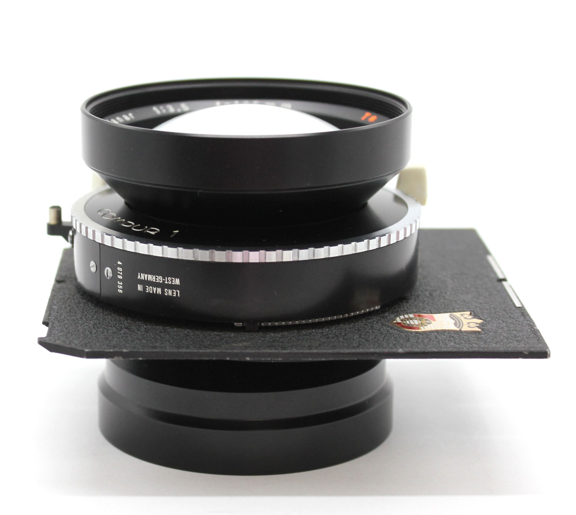 Carl Zeiss Planar 135mm F/3.5 T* 4x5 Lens Compur 1 Shutter w/ Wista Linhof Board from Japan Photo 7
