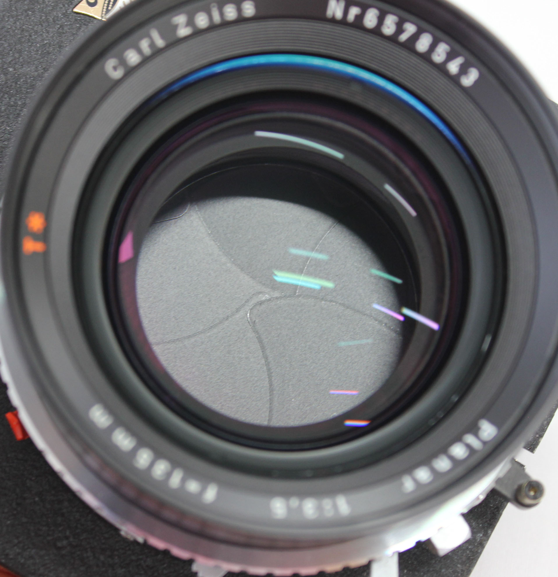 Carl Zeiss Planar 135mm F/3.5 T* 4x5 Lens Compur 1 Shutter w/ Wista Linhof Board from Japan Photo 8