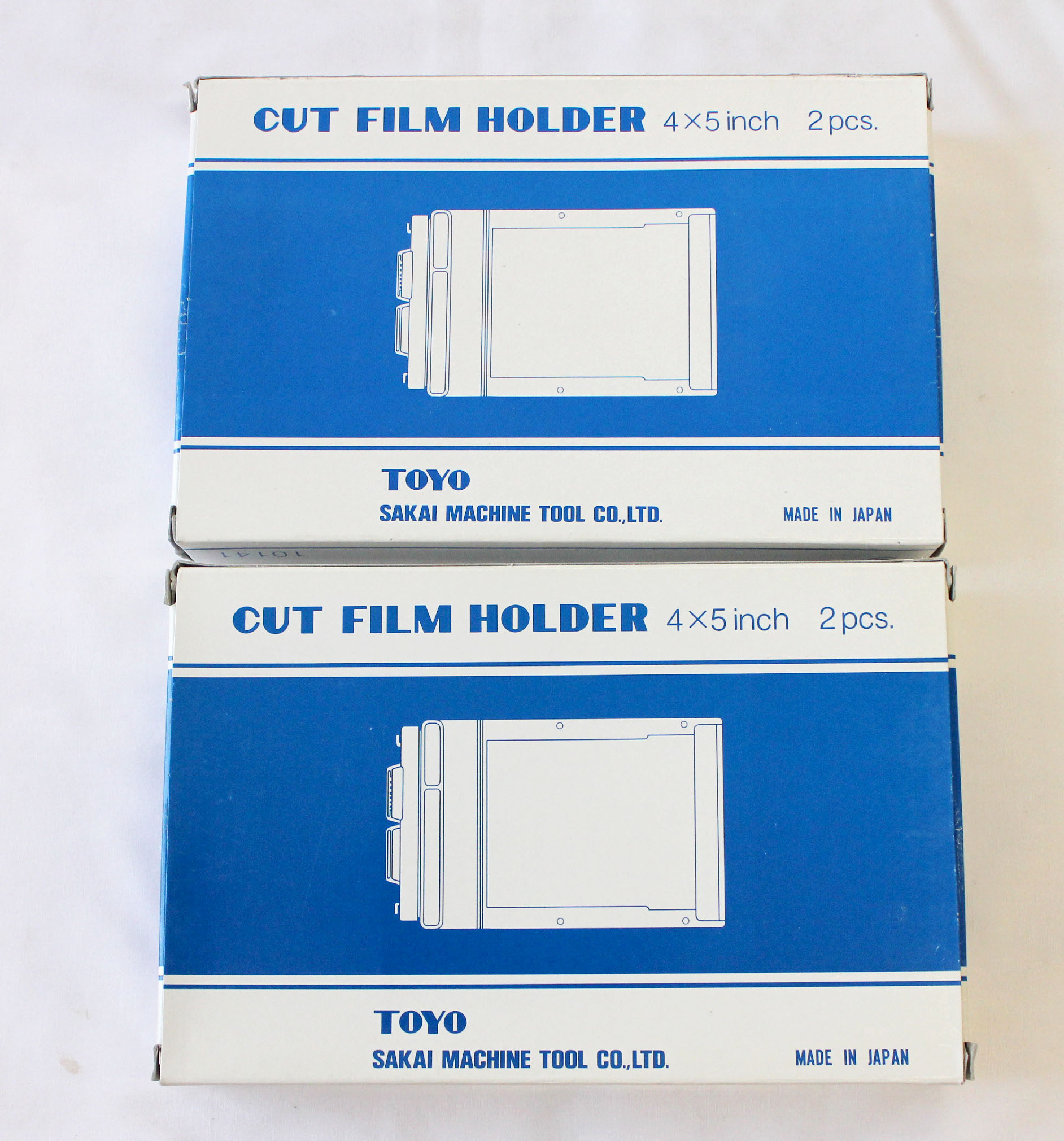 [Unused in Box] Toyo 4x5 inch Cut Film Holder 4pcs (2 boxes) from Japan