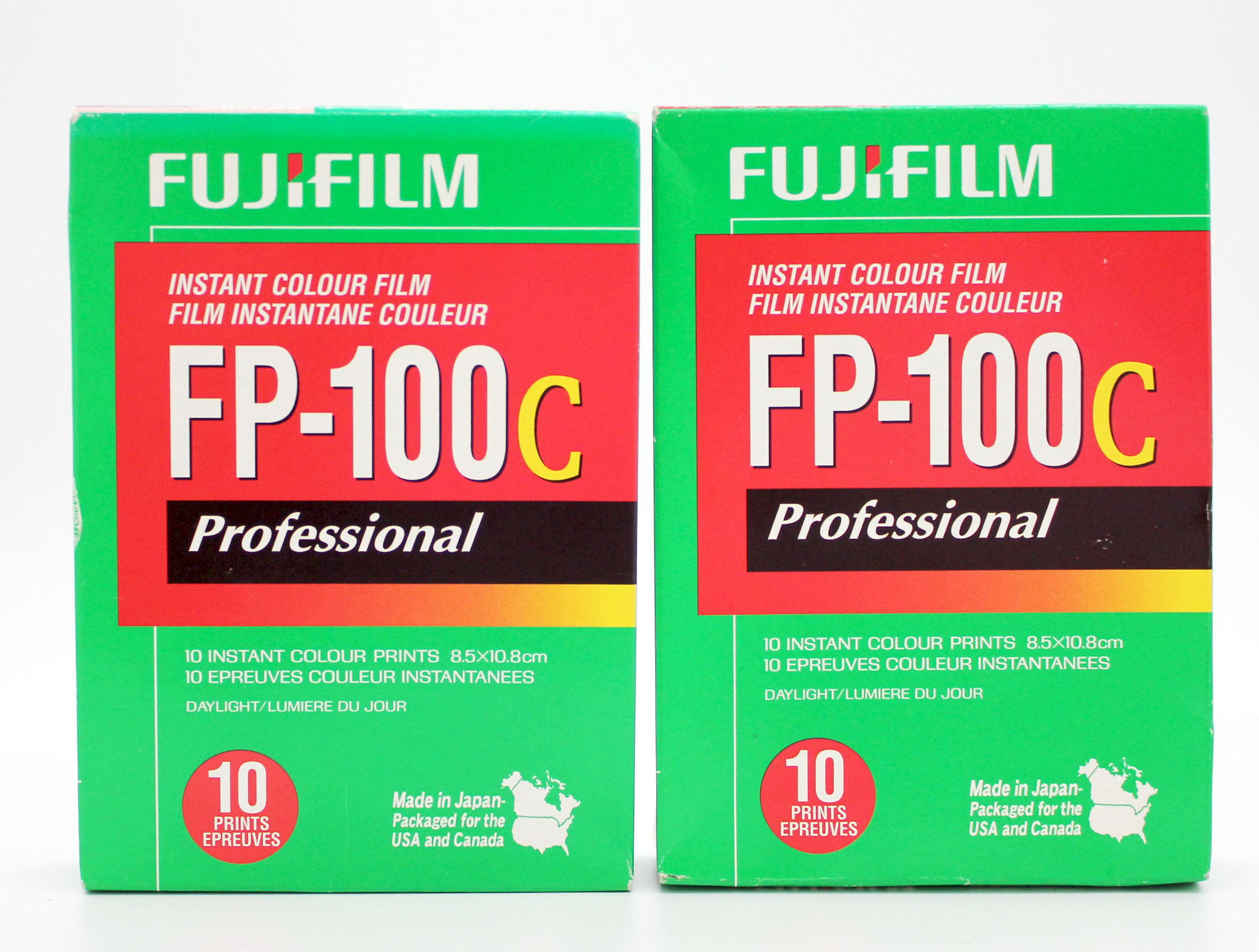  Fujifilm FP-100C Instant Color Film Set of 2 (Expired) from Japan Photo 0