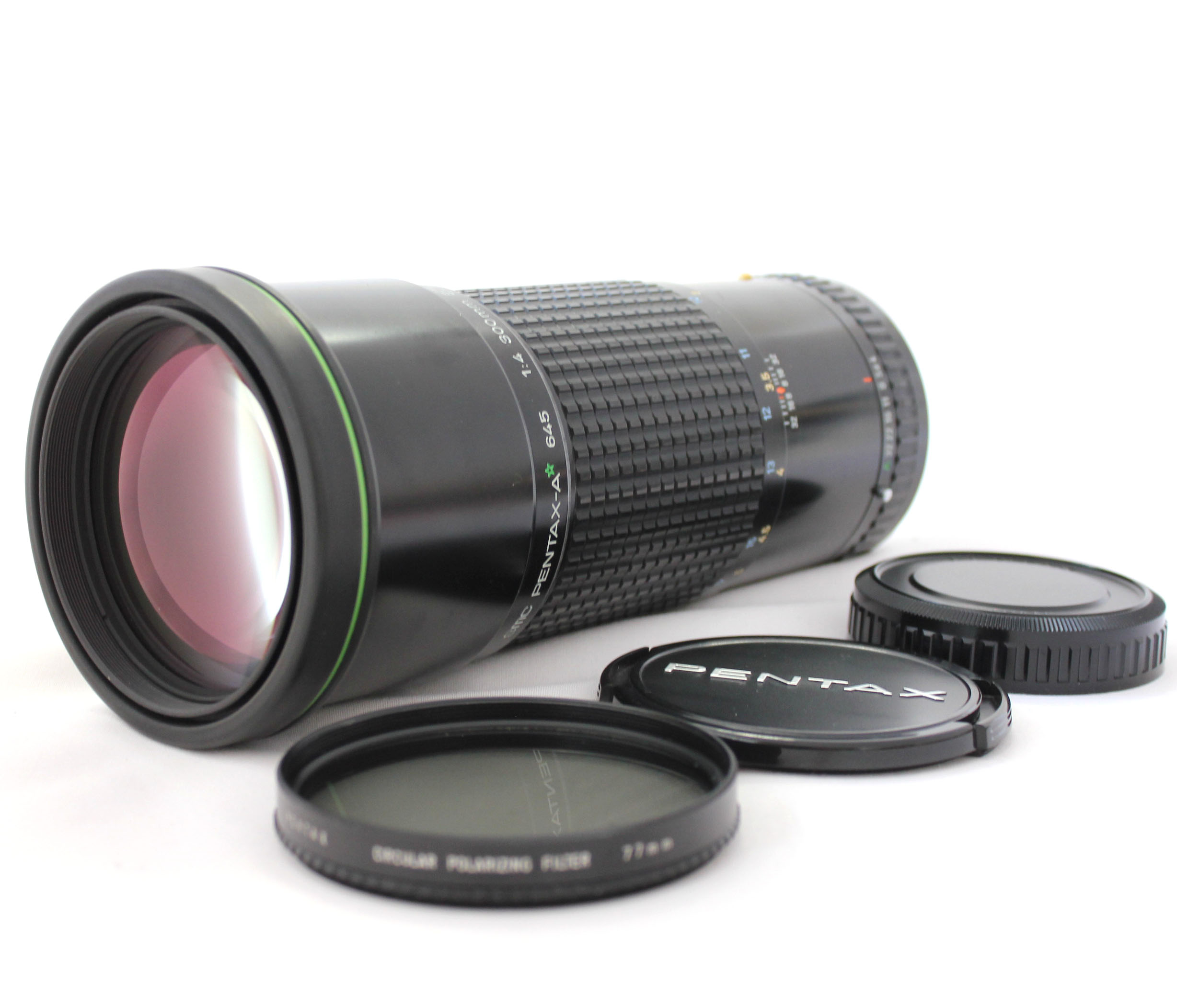 Japan Used Camera Shop | SMC Pentax-A * 645 300mm F/4 ED IF Green Star MF Telephoto Lens from Japan