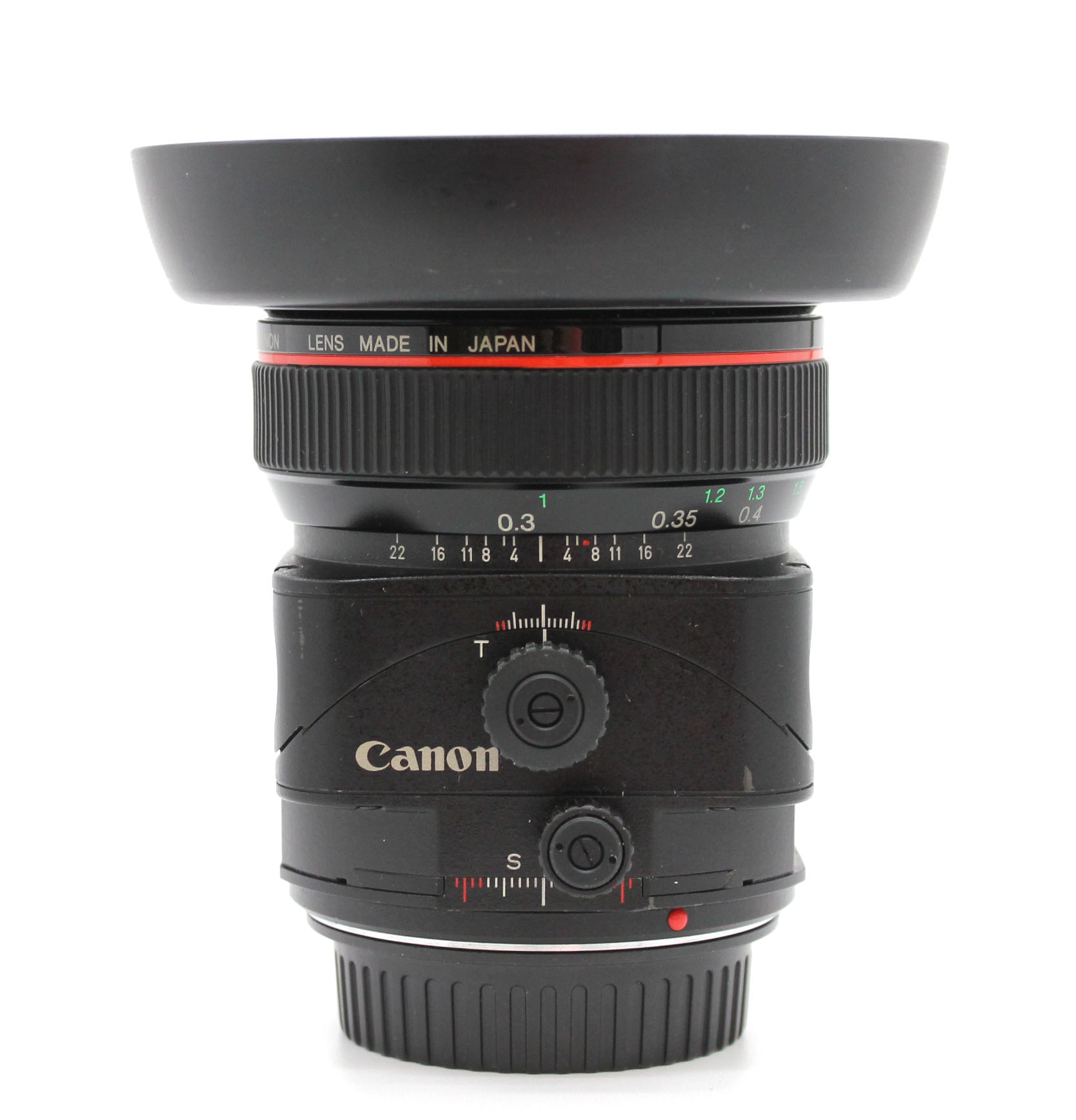 Canon TS-E 24mm F/3.5 L MF Tilt Shift Lens EF Mount with Hood from Japan Photo 4