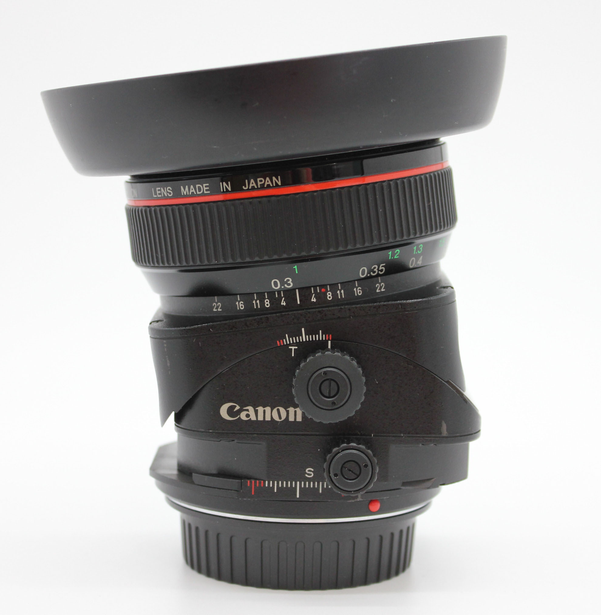 Canon TS-E 24mm F/3.5 L MF Tilt Shift Lens EF Mount with Hood from Japan Photo 8