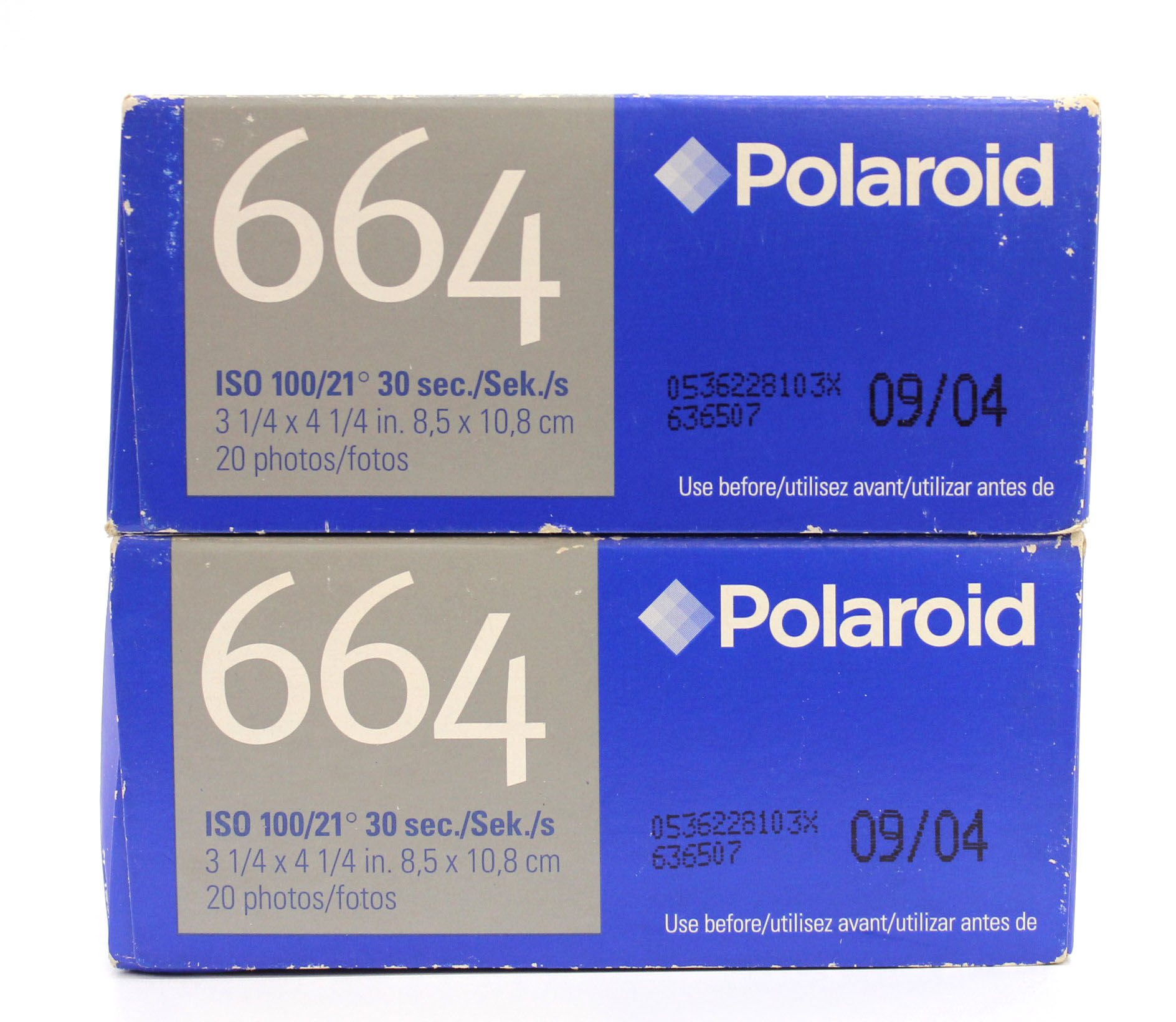  Polaroid 664 B&W Black & White Instant Pack Film (2 Packs) Type 100 Expired 09/04 from Japan Photo 2