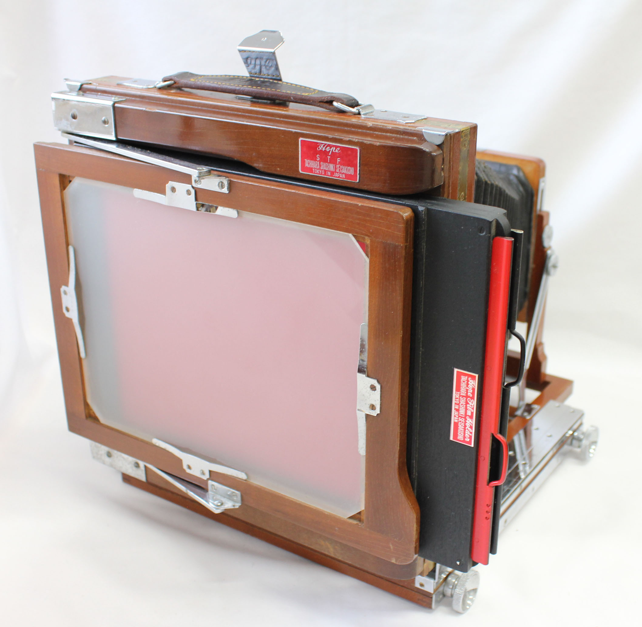  Tachihara Hope A STF 6 1/2x8 1/2 6.5x8.5inch 165x216mm Wood Field Camera with 8 Cut Film Holder from Japan Photo 8